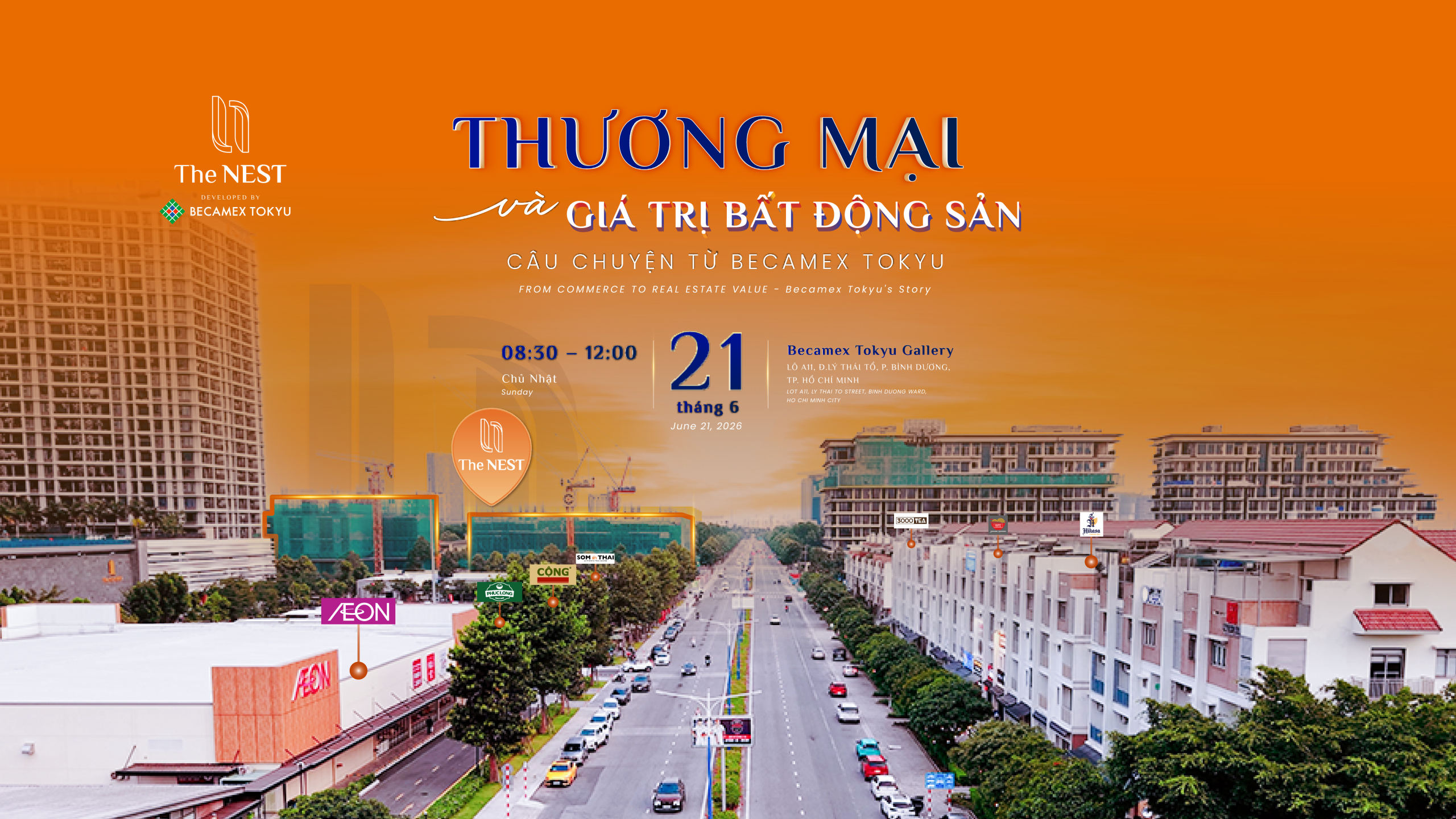 SỰ KIỆN THƯƠNG MẠI VÀ GIÁ TRỊ BẤT ĐỘNG SẢN – CÂU CHUYỆN TỪ BECAMEX TOKYU